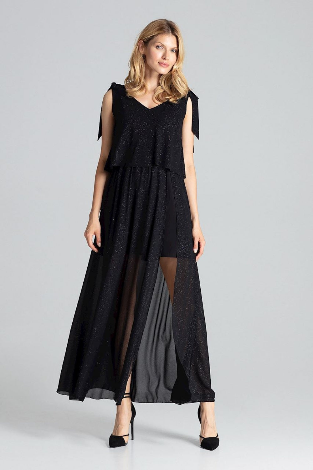 Figl Black Bodycon Sleeveless Cocktail Dress - view 2