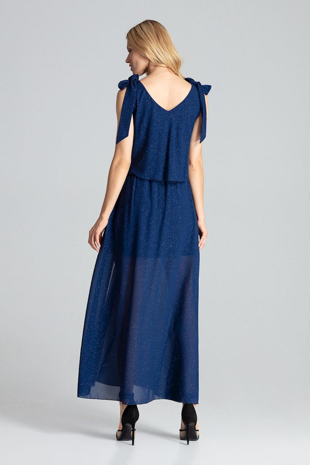 Figl Navy Bodycon Sleeveless Cocktail Dress - view 3