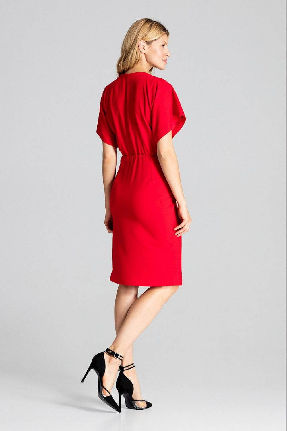Figl Red Midi Wrap Dress - view 3