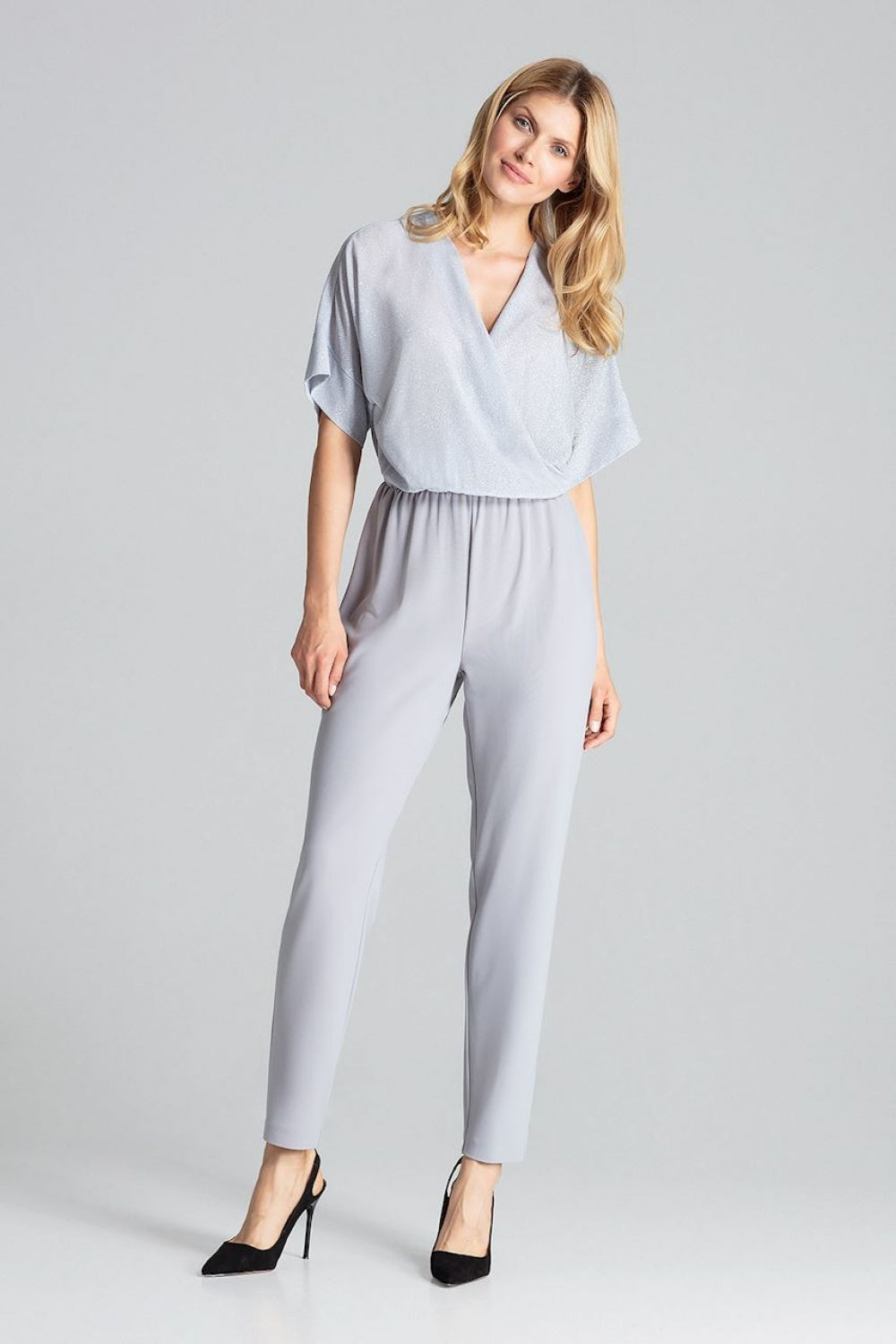 Figl Grey Wrap Jumpsuit - view 2