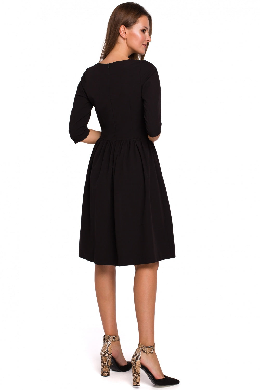 Makover Black Midi Bodycon Dress - view 2