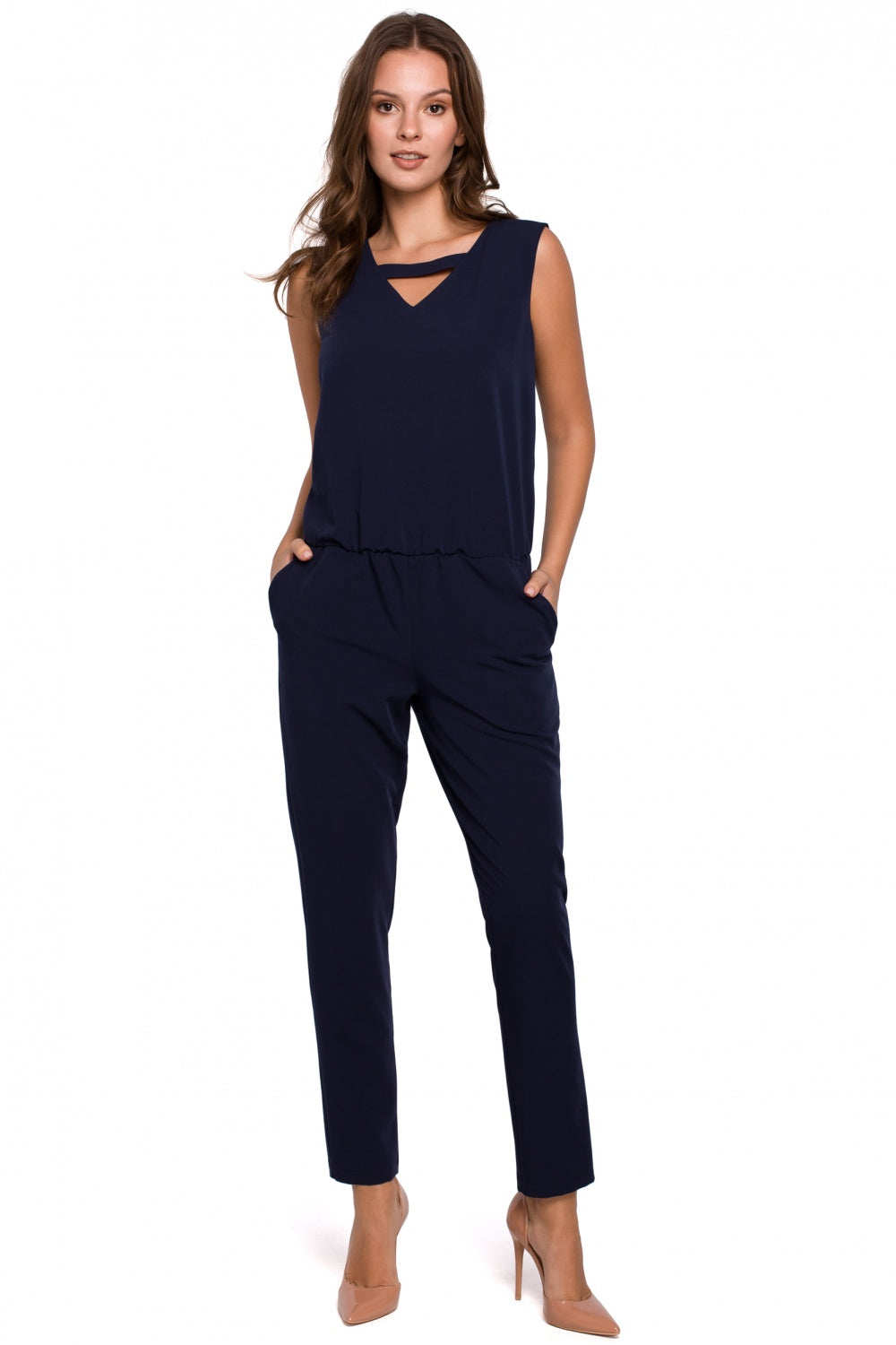 Makover Navy Jumpsuit