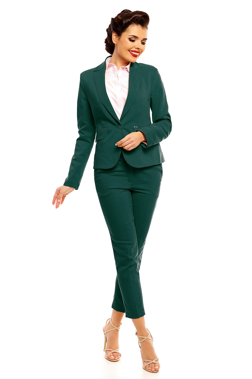 Cabba Bottle Green Trousers - view 2
