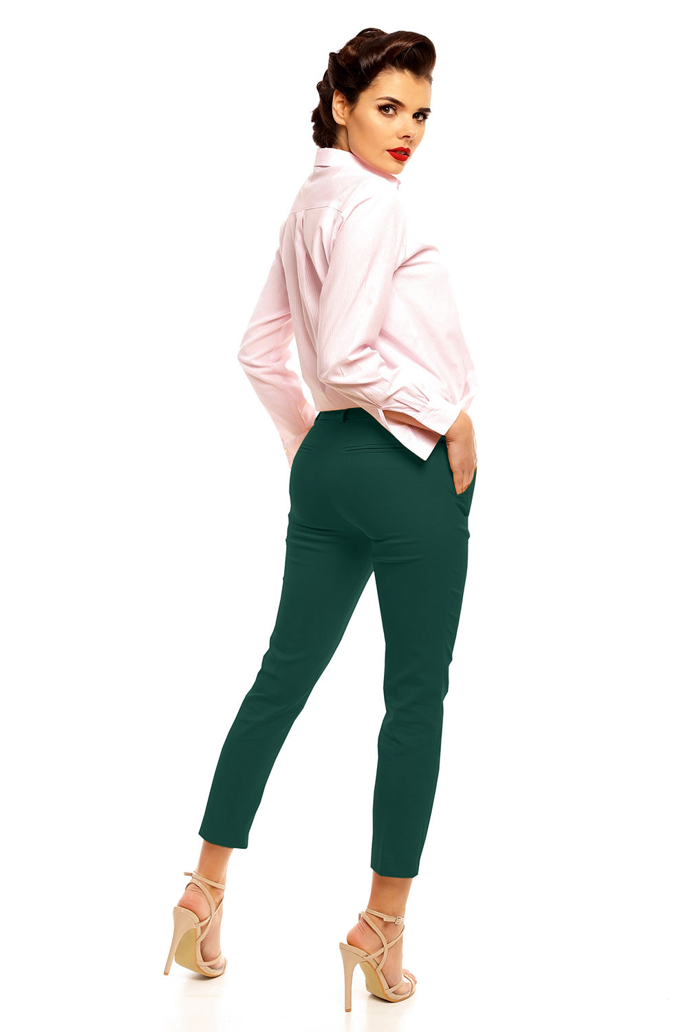 Cabba Bottle Green Trousers - view 3