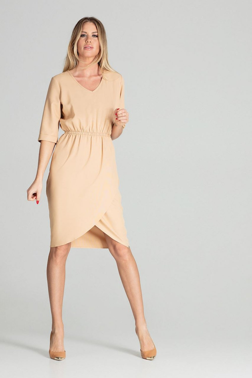Figl Beige Midi Dress - view 2