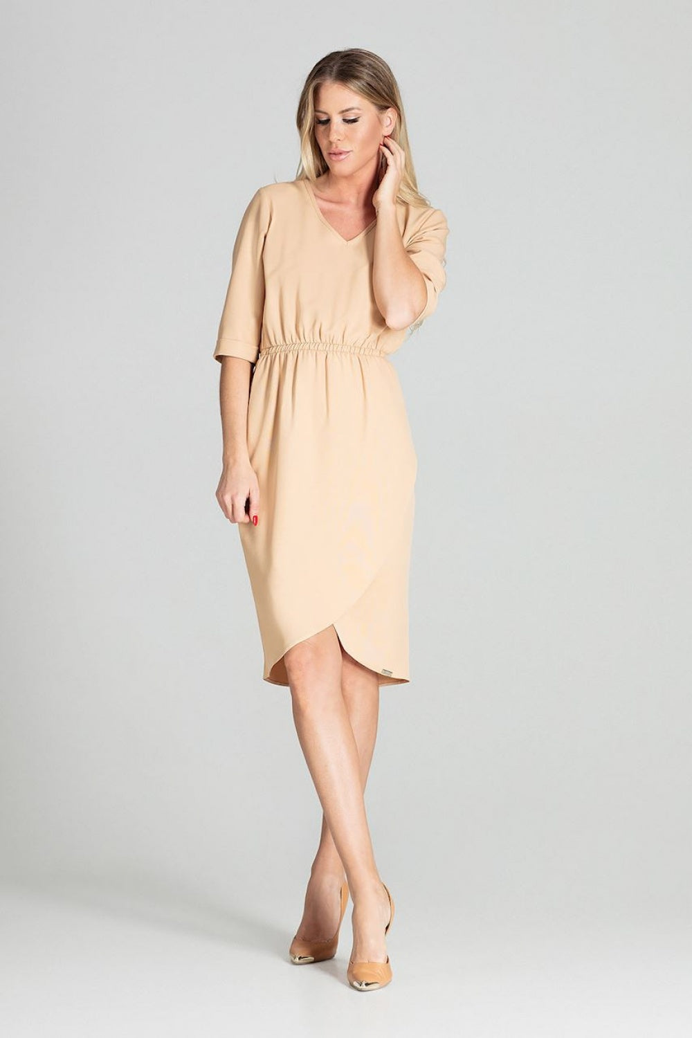 Figl Beige Midi Dress - view 4