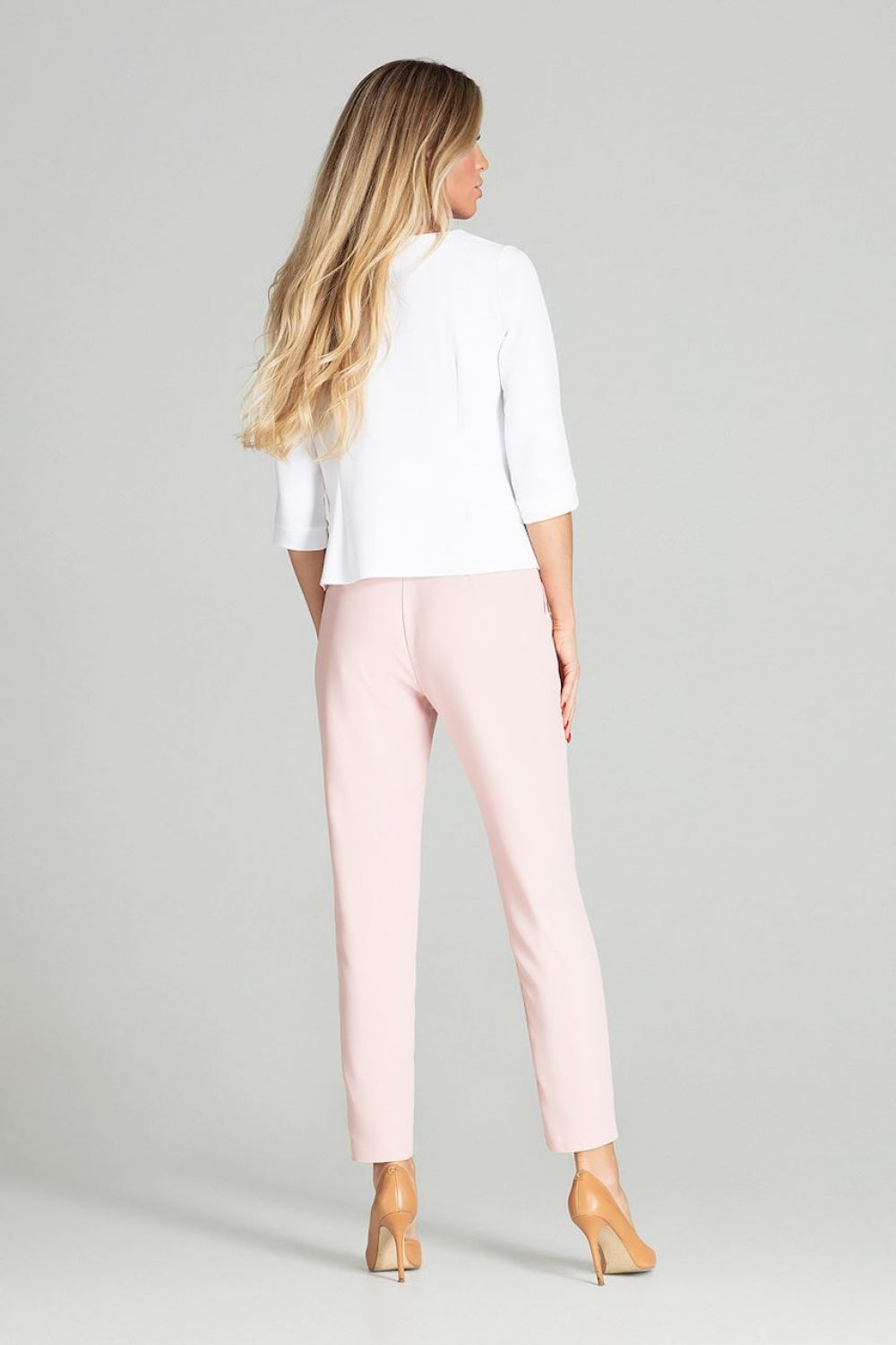 Figl Pink Polyester Trousers - view 3