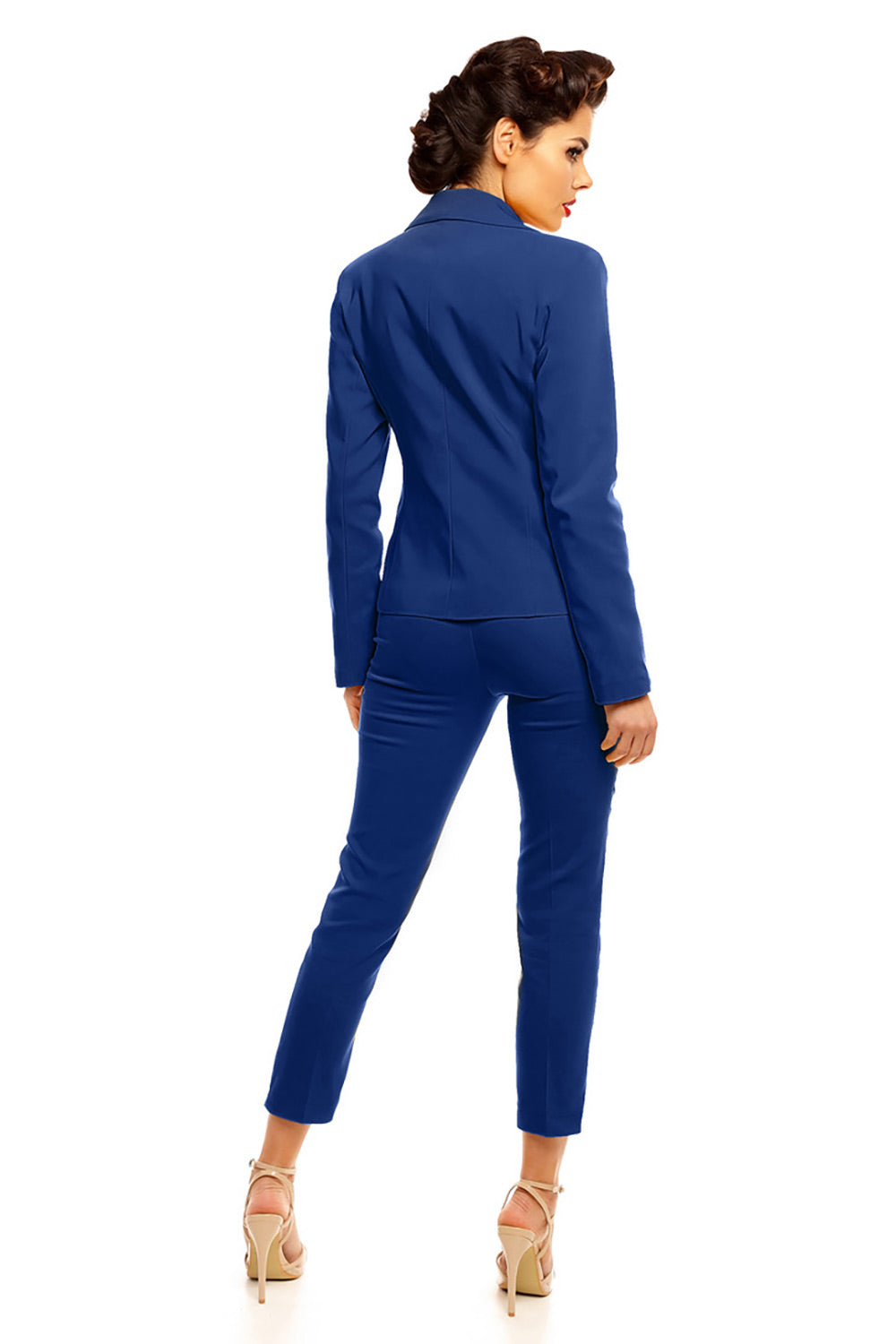 Cabba Cornflower Blue Cotton Jacket - view 3