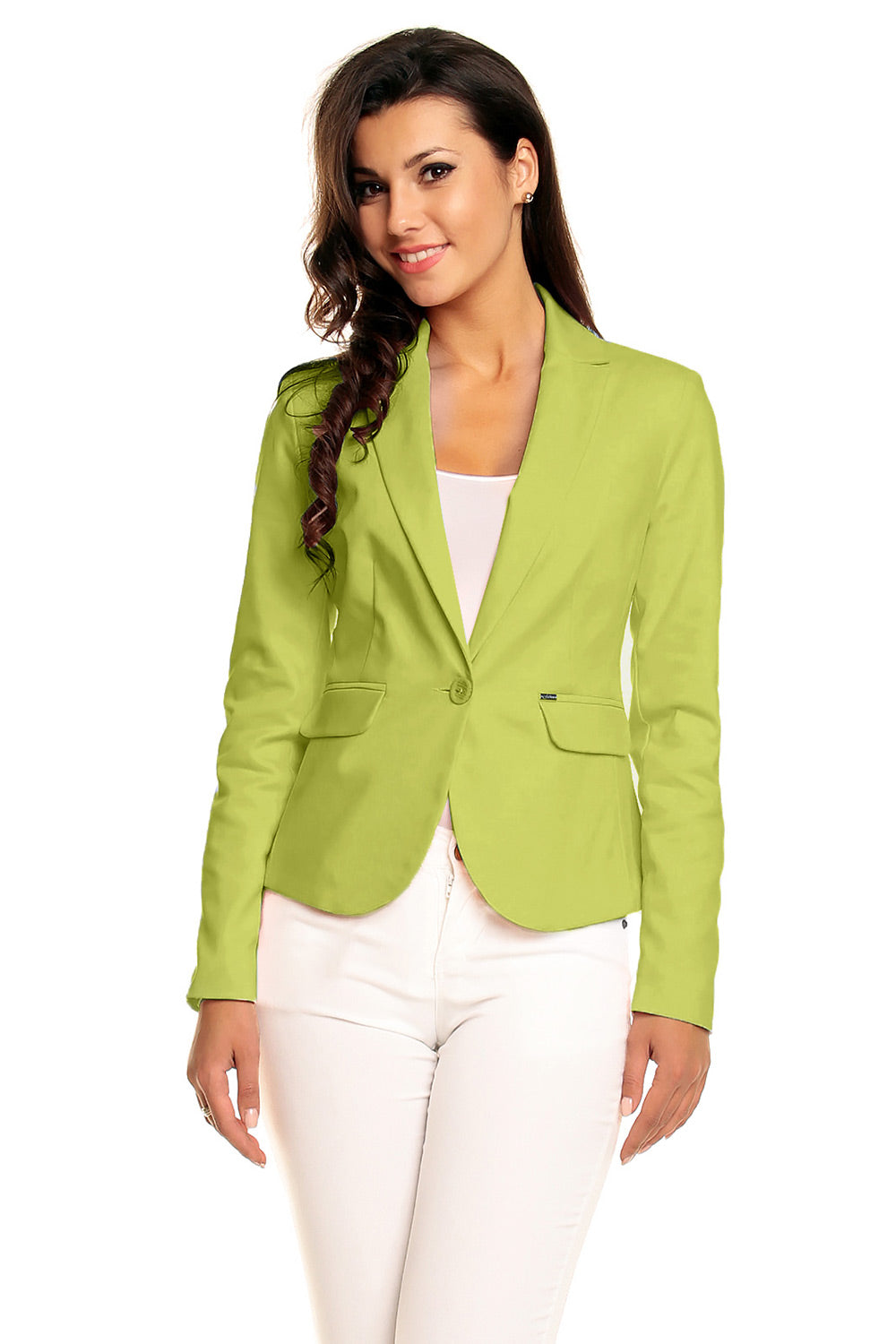 Cabba Lime Cotton Jacket