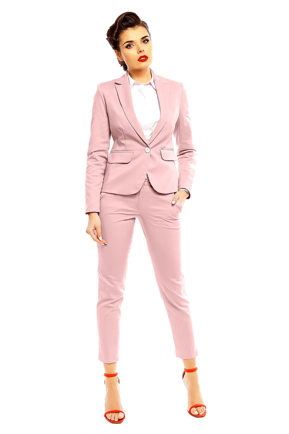 Cabba Pink Cotton Trousers
