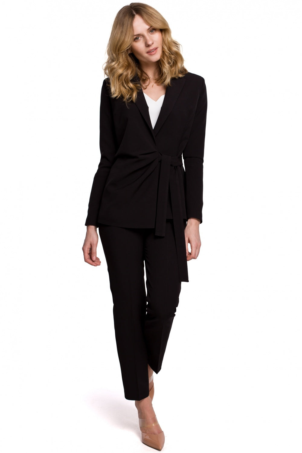 Makover Black Pleated Jacket - view 2