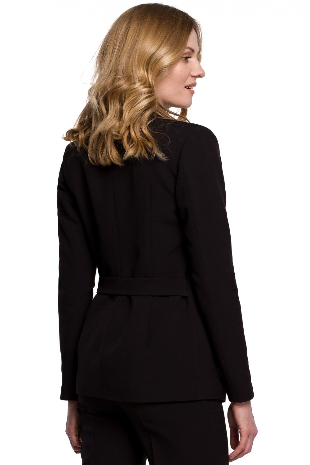 Makover Black Pleated Jacket - view 3