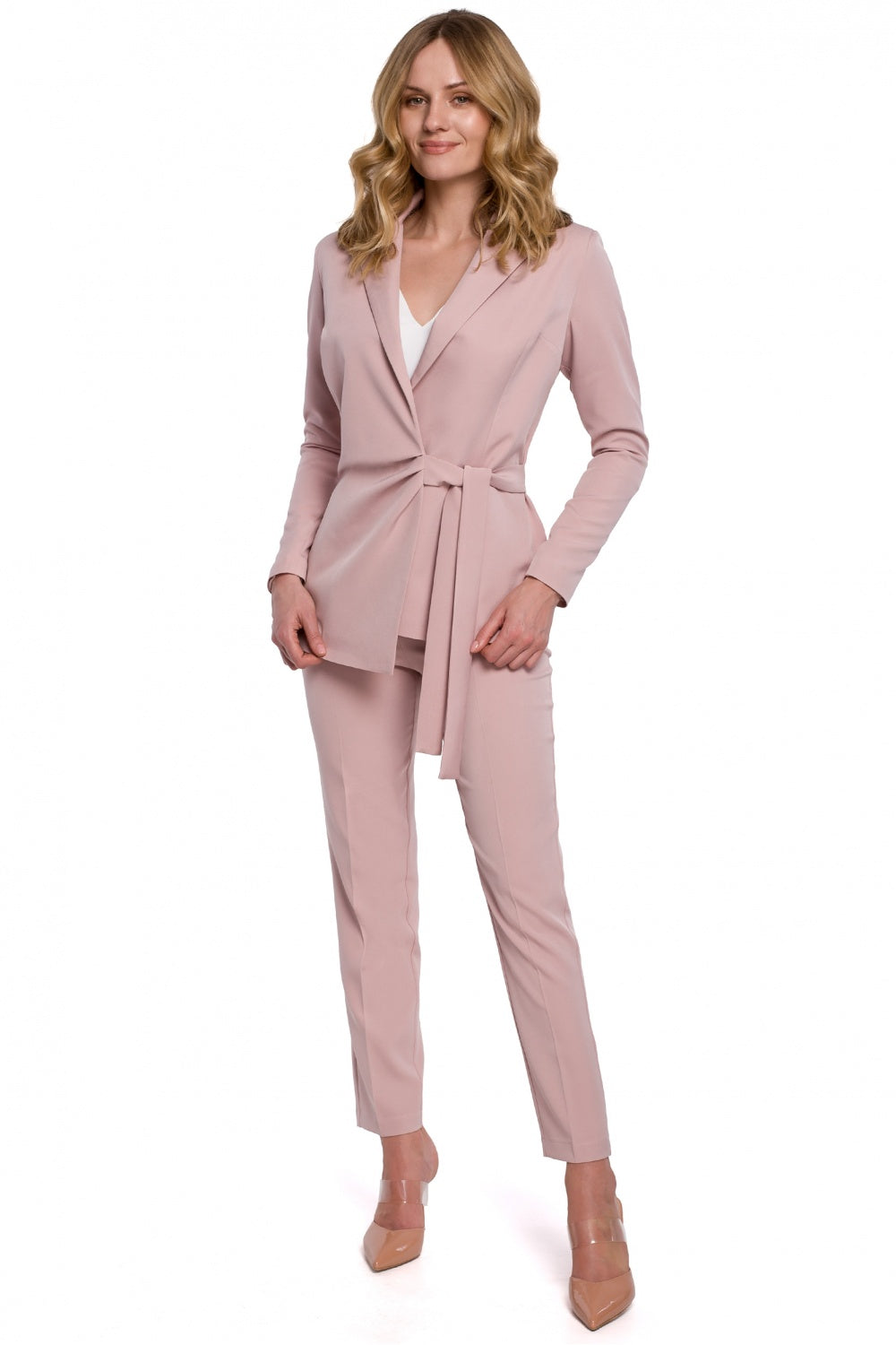 Makover Pink Pleated Jacket - view 2