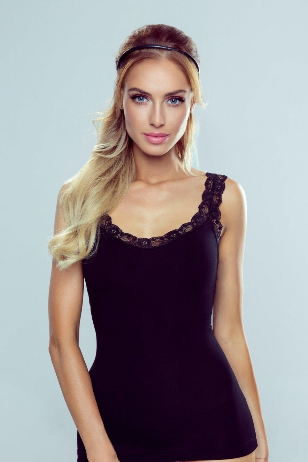 Eldar Lori Black Lace T-Shirt