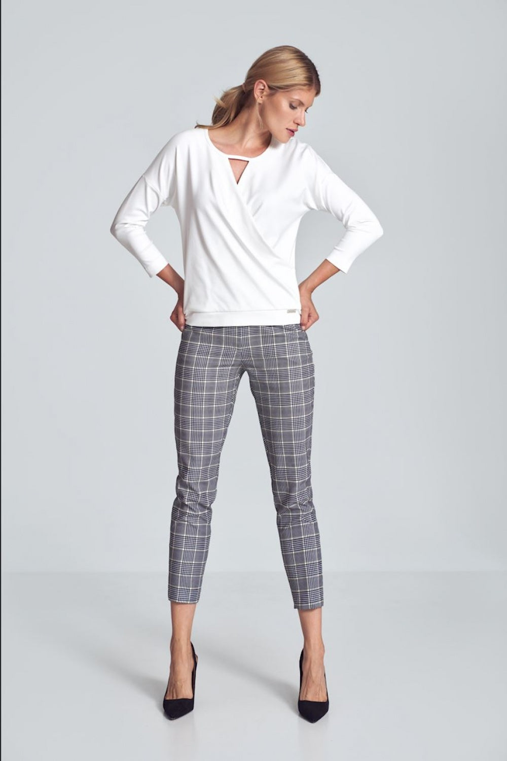 Figl Ecru Wrap Blouse - view 2