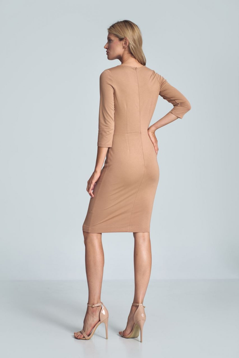 Figl Beige Midi Wrap Dress - view 3