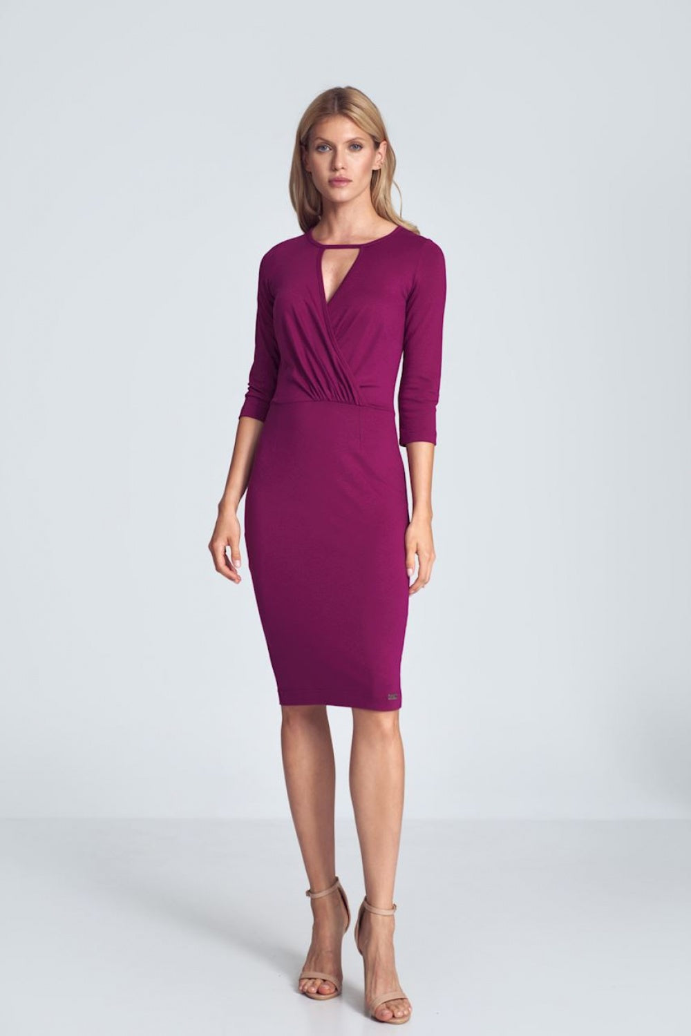 Figl Fuchsia Midi Wrap Dress - view 2