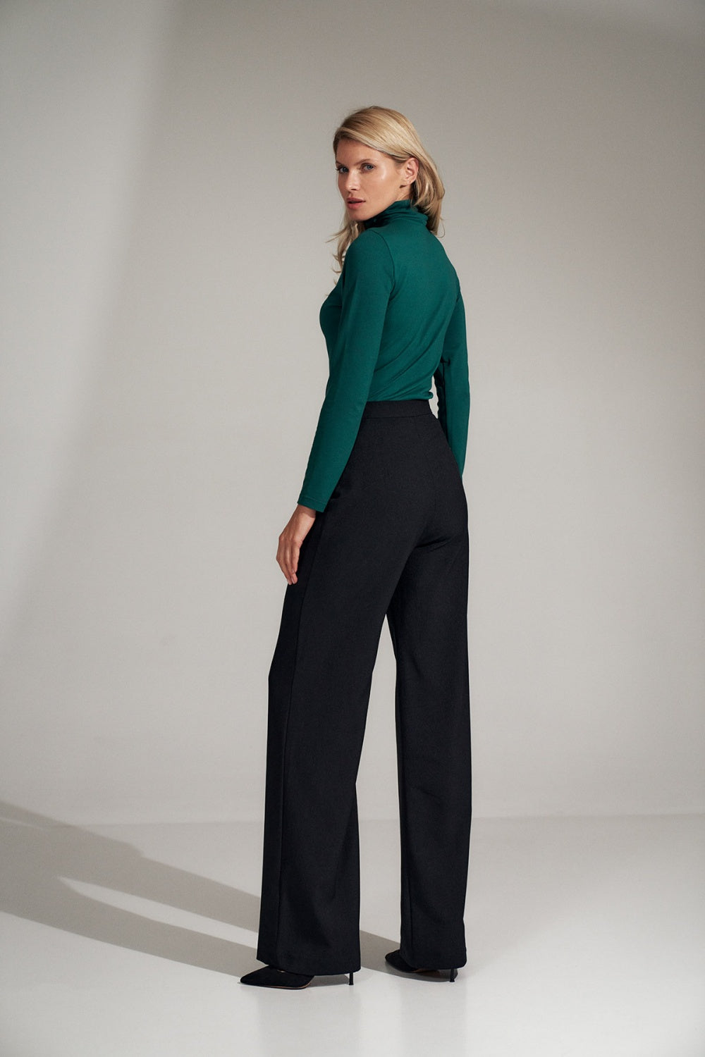 Figl Black Trousers with Pockets - view 3