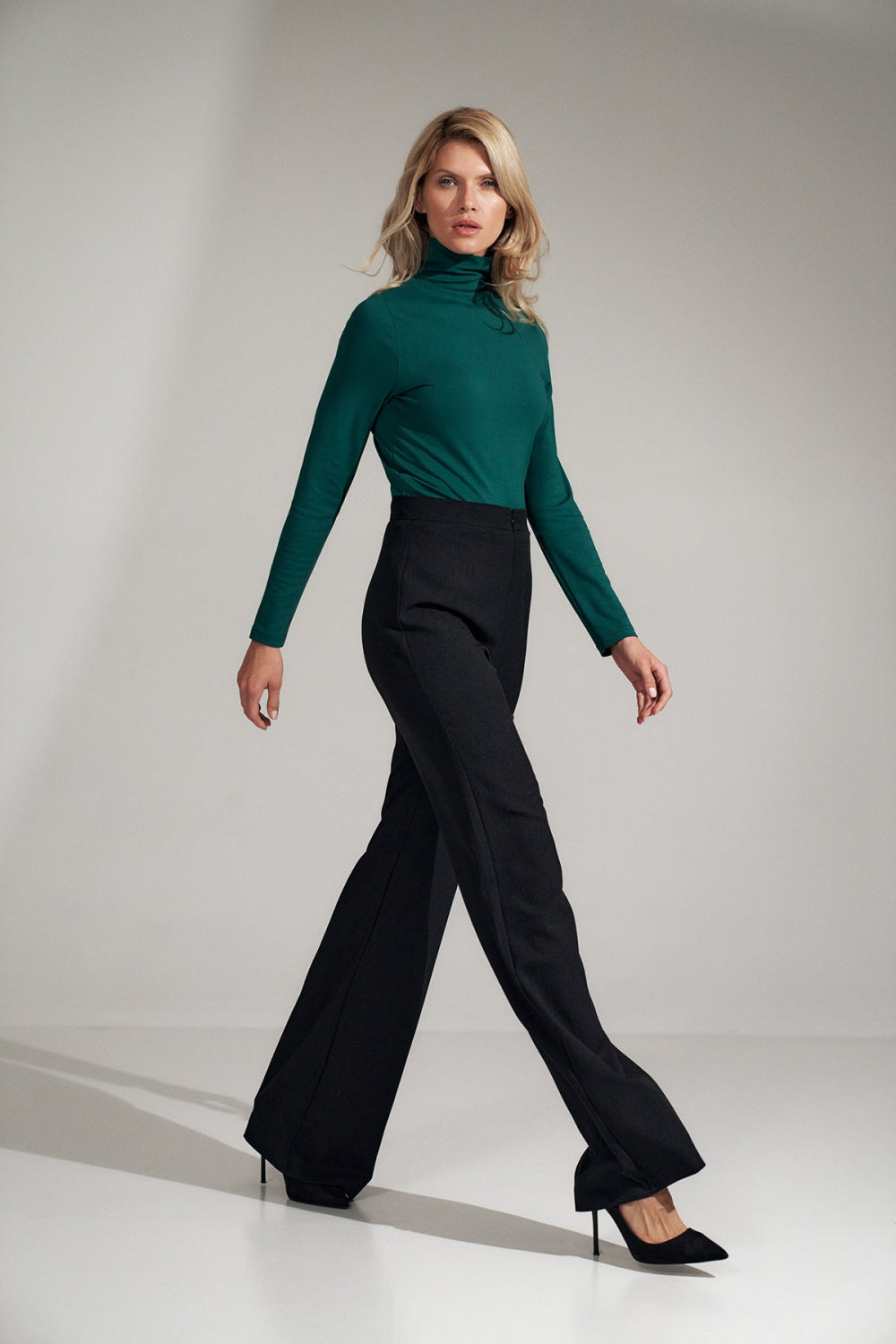 Figl Black Trousers with Pockets - view 4