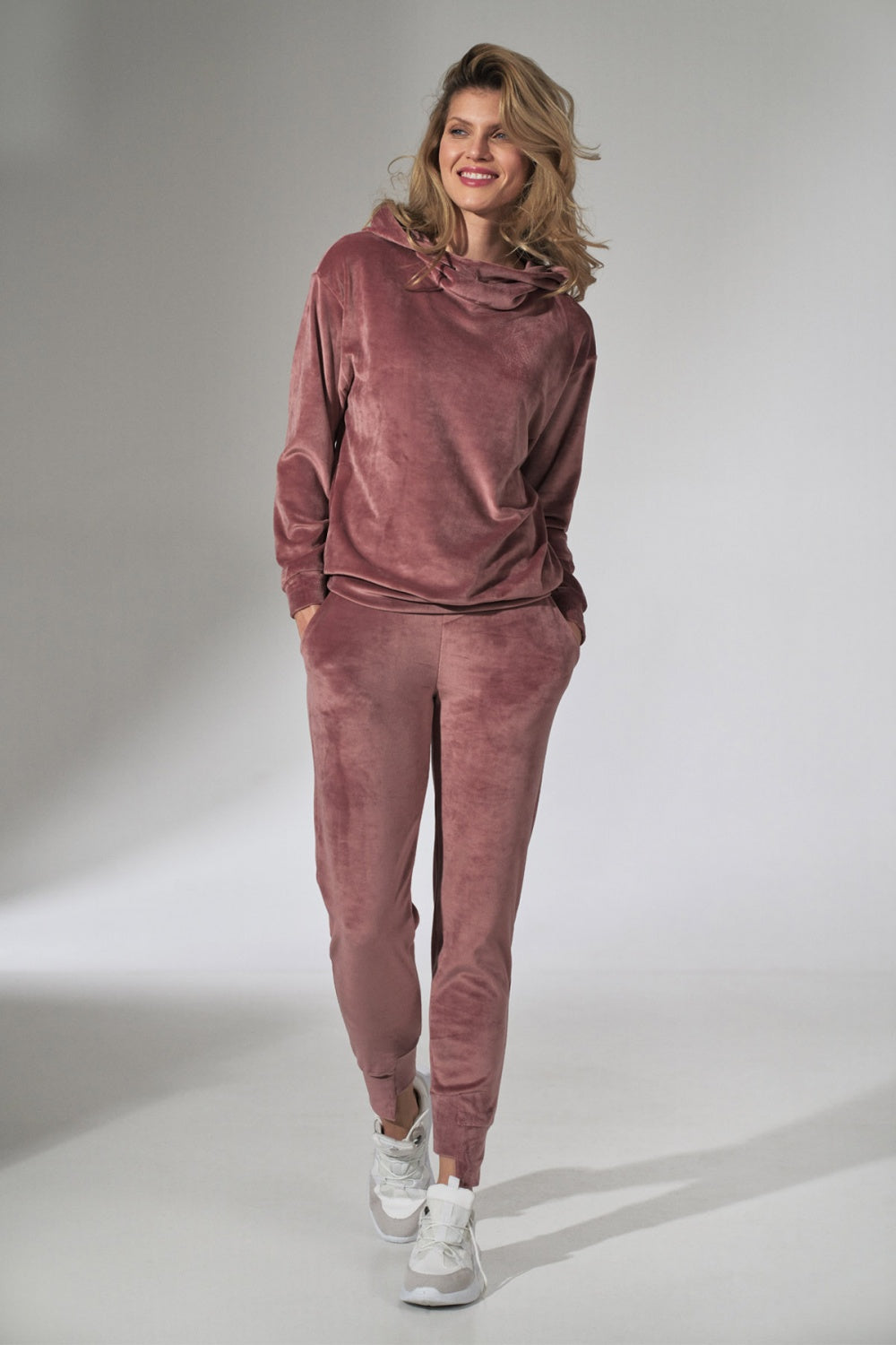 Figl Pink Velvet Joggers - view 3