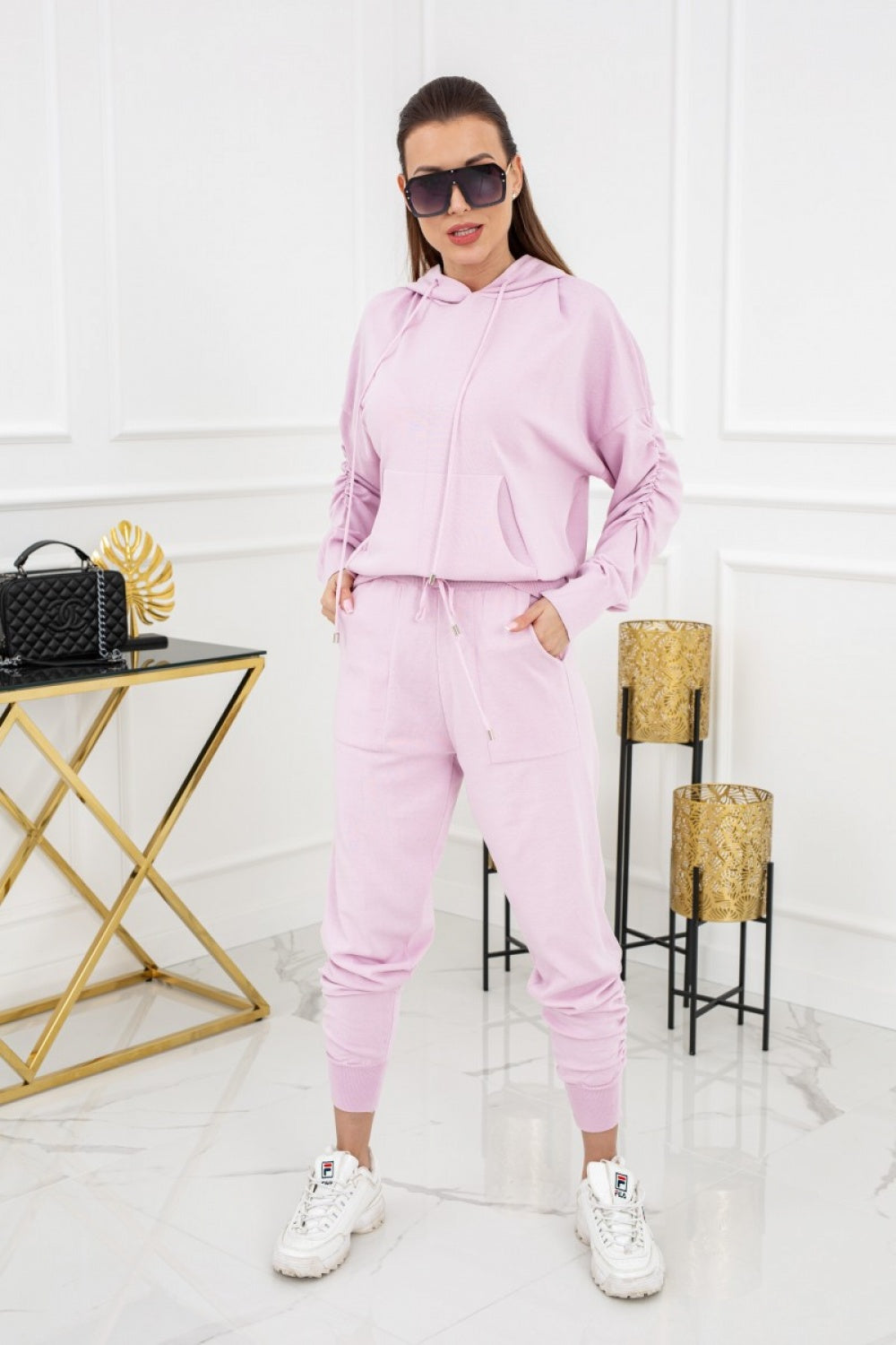 Vittoria Ventini Roxy Lilac Knitted Co-Ord Set