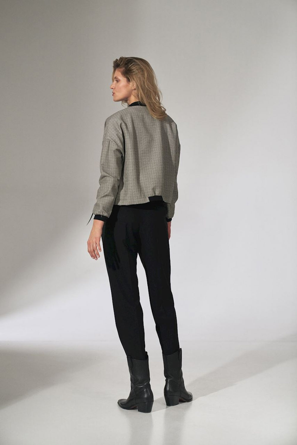 Figl Patterned Zip Up Jacket - view 3