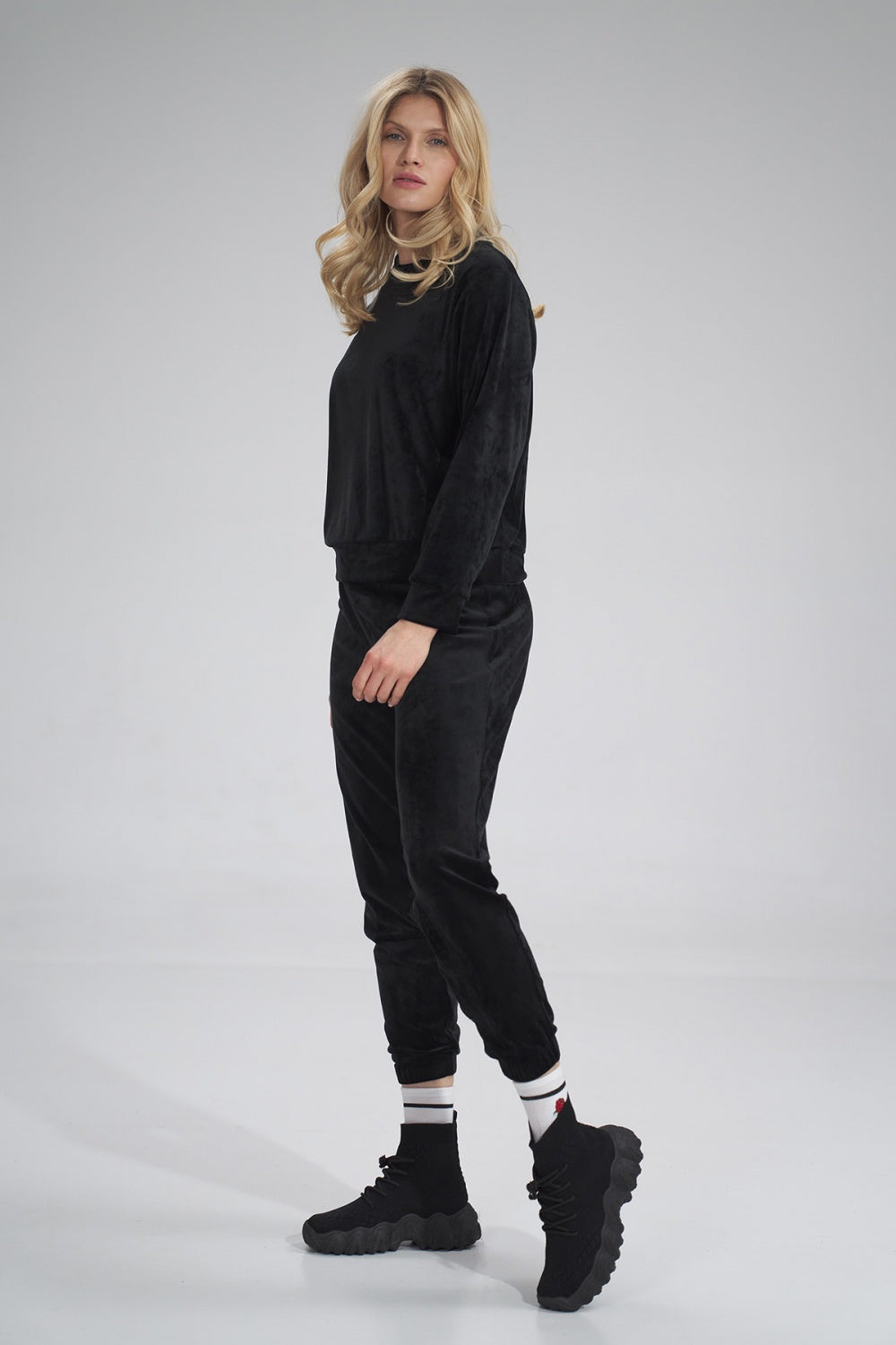 Figl Black Velvet Joggers - view 2