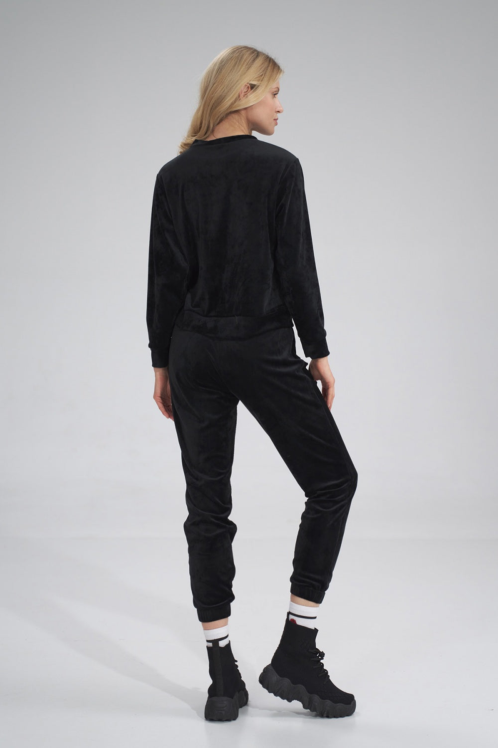 Figl Black Velvet Joggers - view 3