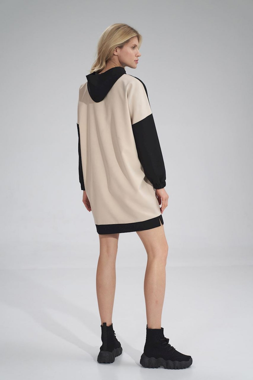 Figl Patterned Midi Pleated Dress - view 3