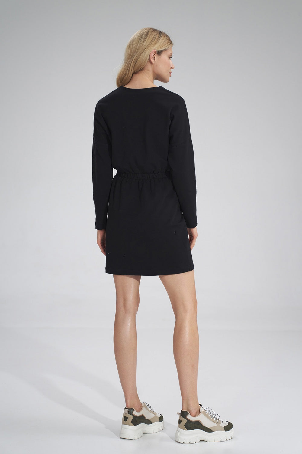 Figl Black Mini Velvet Dress - view 3