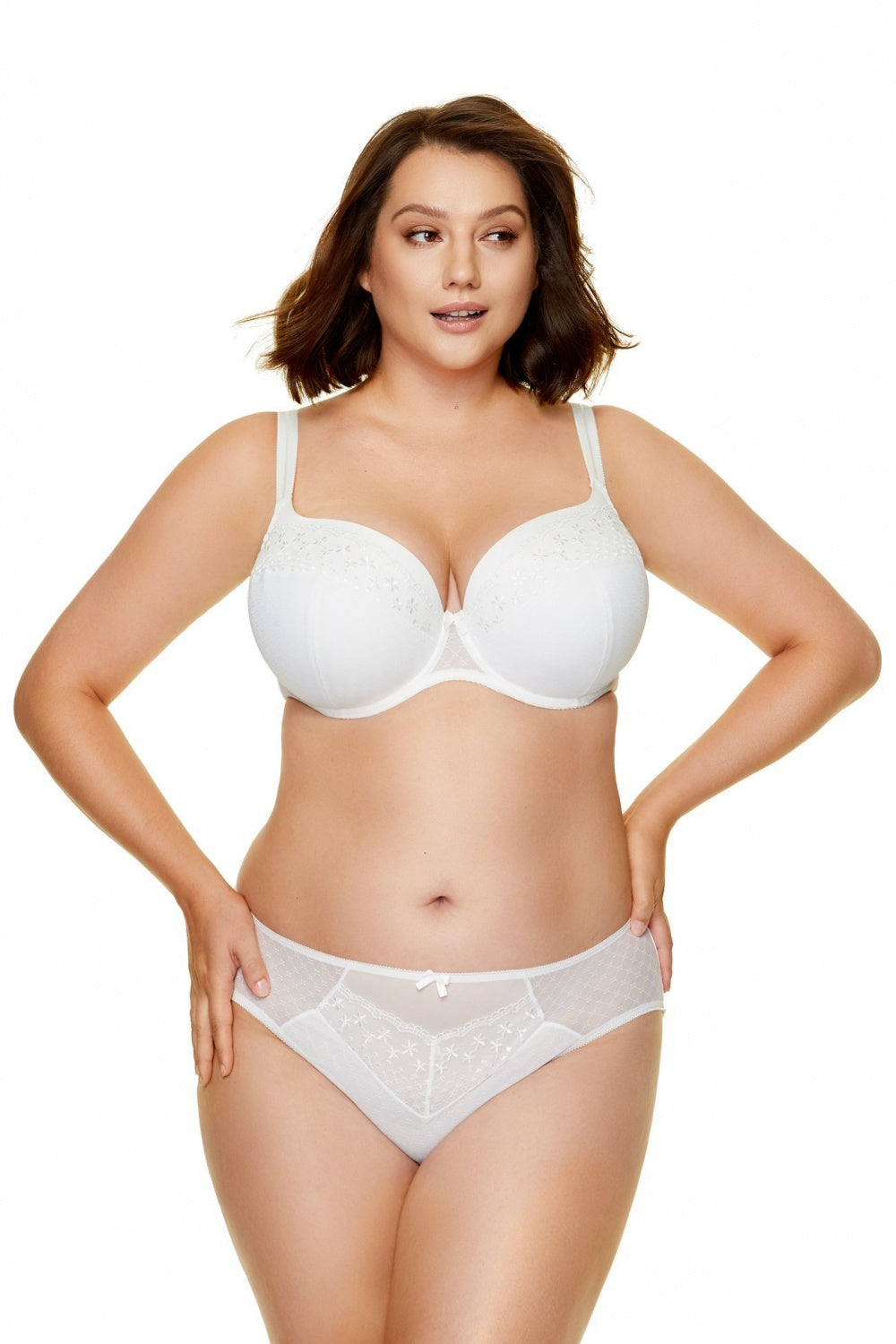 Gorteks Oslo F Cream Mesh Knickers - view 2