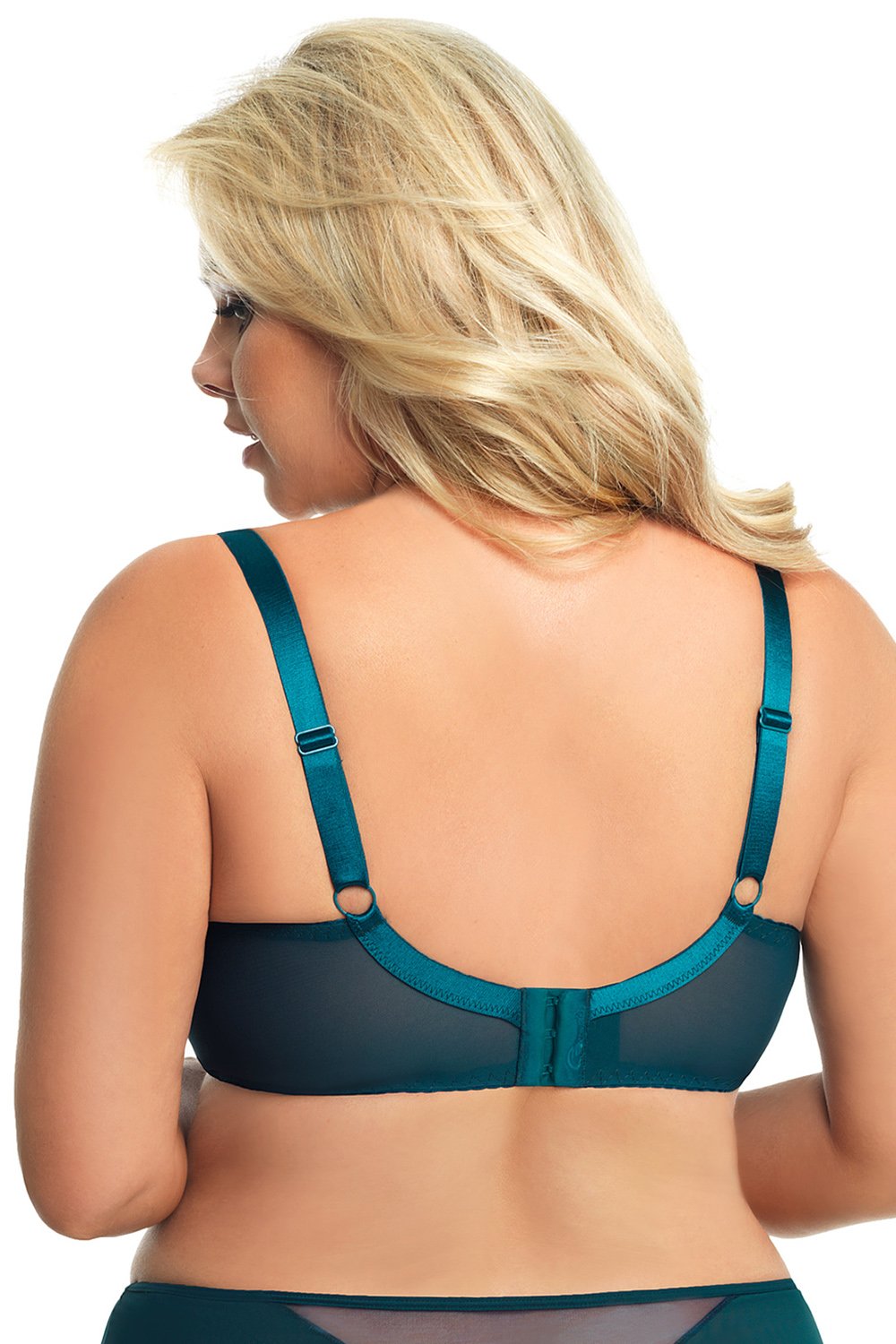 Gorsenia Lingerie Rimini Green Mesh Underwired Soft Bra - view 3