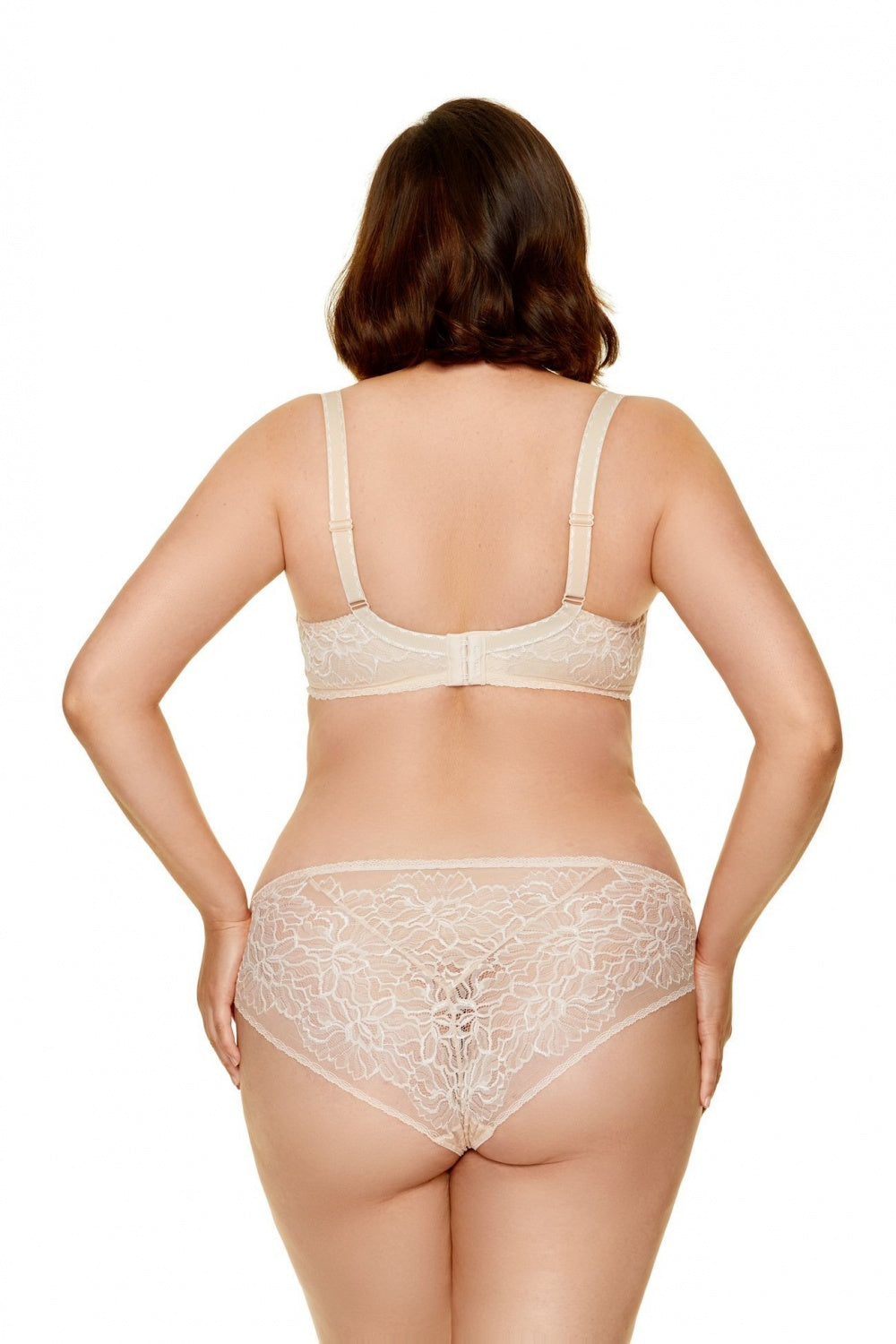 Gorteks Cairo F Beige Lace Floral Knickers - view 4