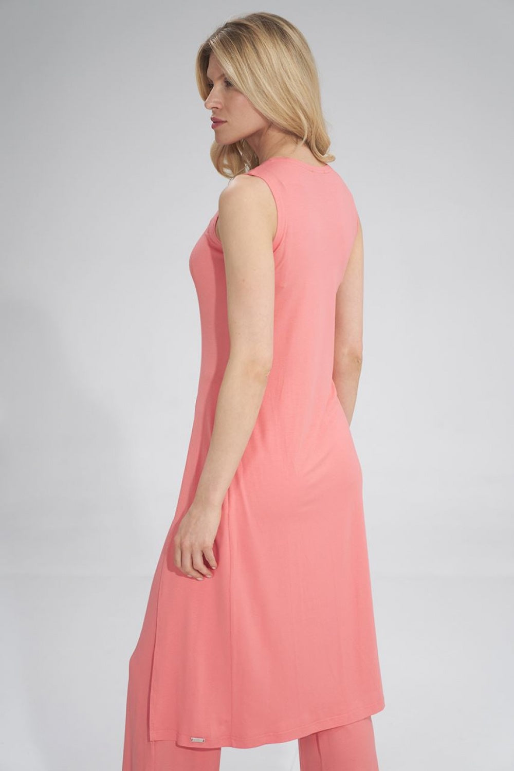 Figl Coral Midi Sleeveless Tunic - view 3