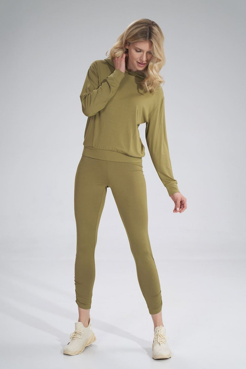 Figl Light Olive Leggings - view 2
