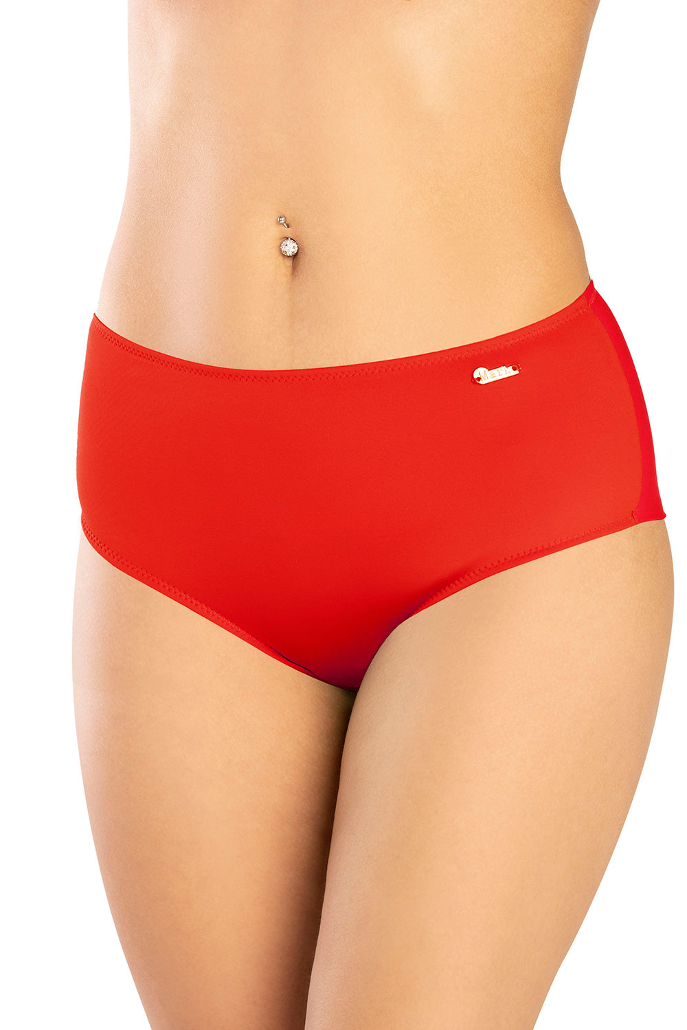 Marko Red Bikini Bottoms