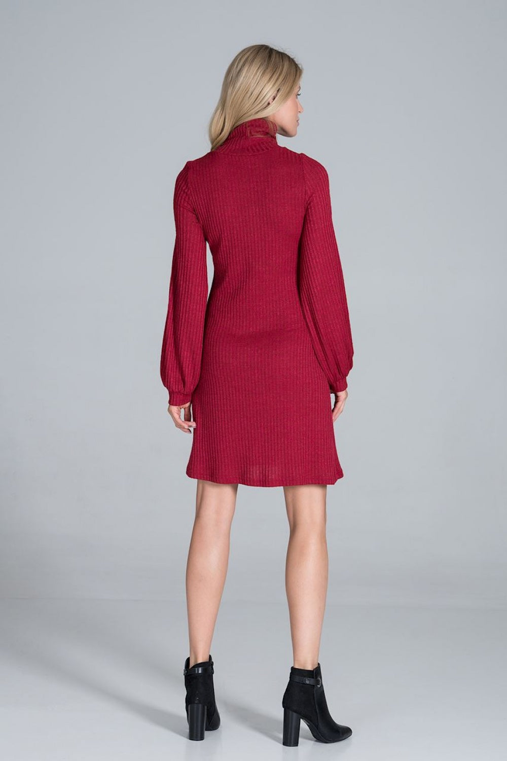 Figl Red Midi Knitted Dress - view 3