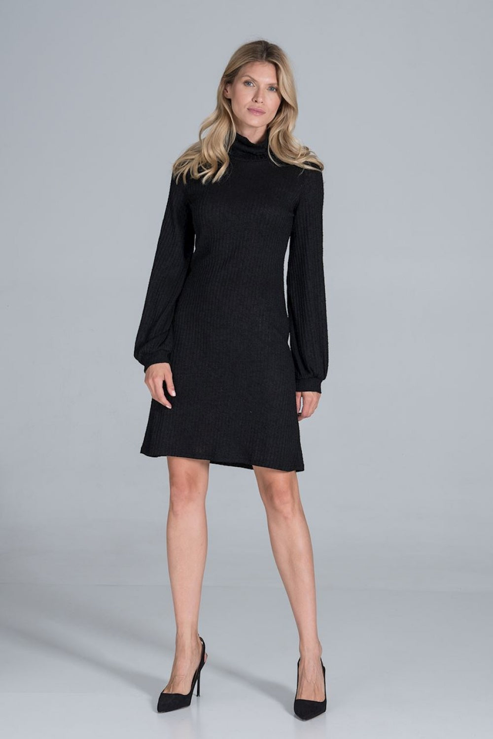 Figl Black Midi Knitted Dress - view 2