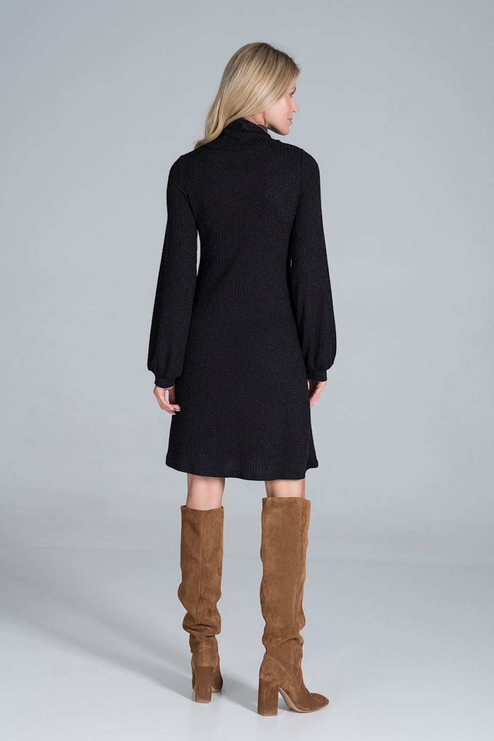 Figl Black Midi Knitted Dress - view 3