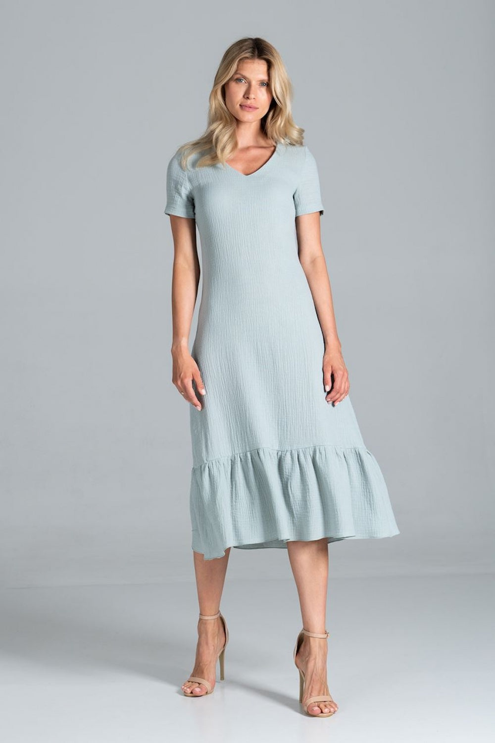 Figl Mint Midi Flared Dress - view 2