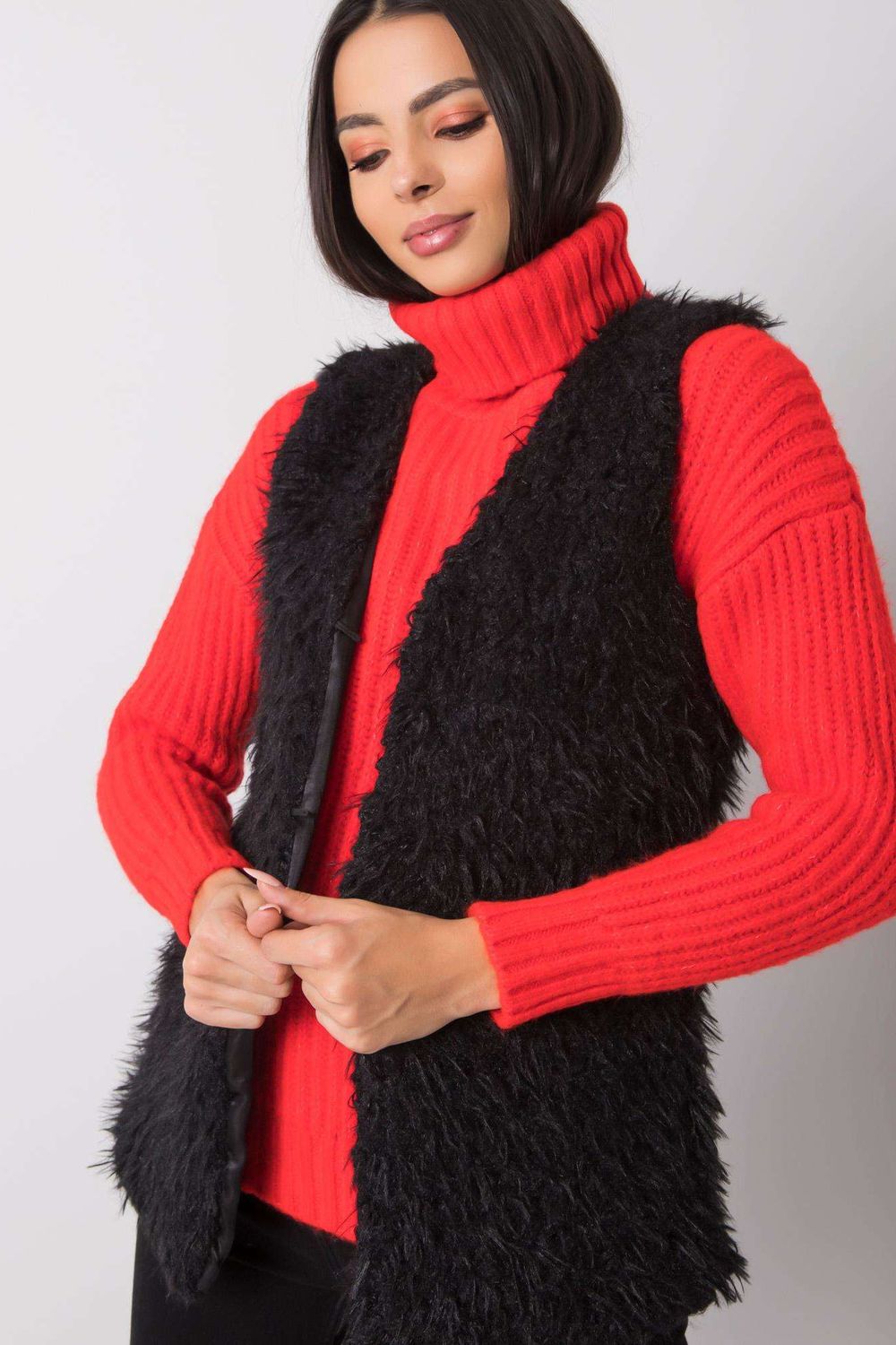 Och Bella Black Gilet - view 2