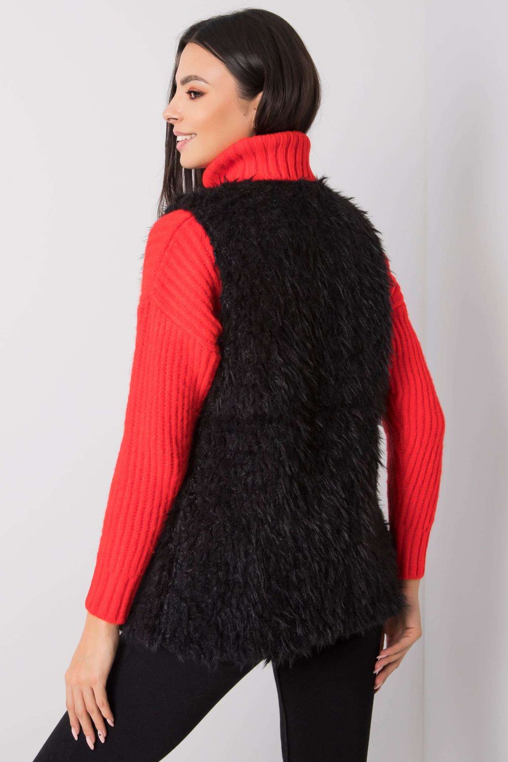 Och Bella Black Gilet - view 3