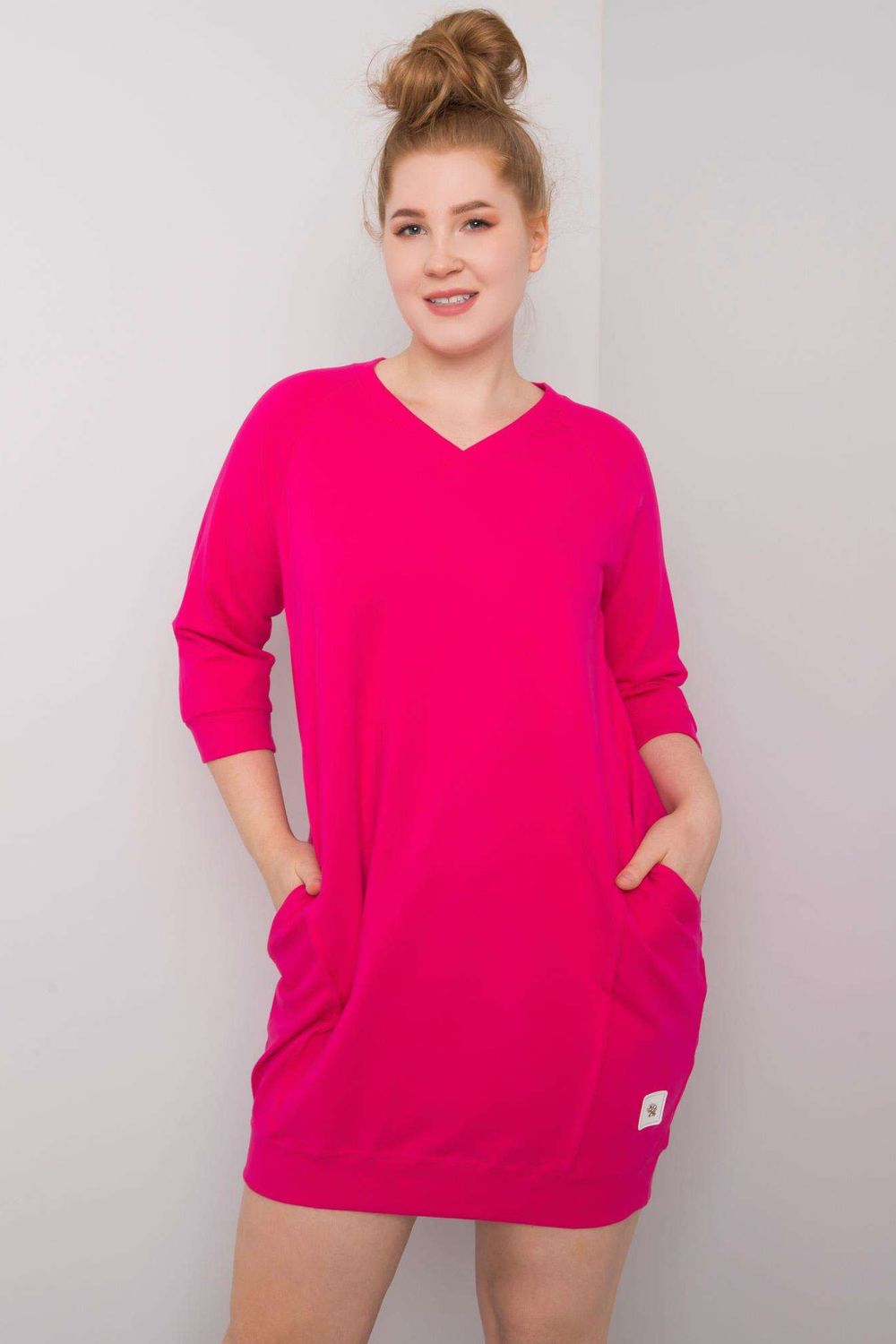 Relevance Fuchsia Plus Size Dress