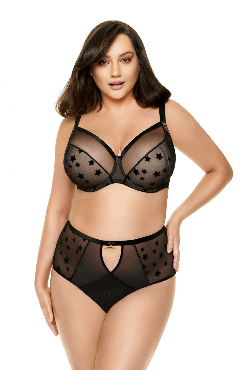 Gorteks Astra Beige Mesh Padded Semi-Soft Bra