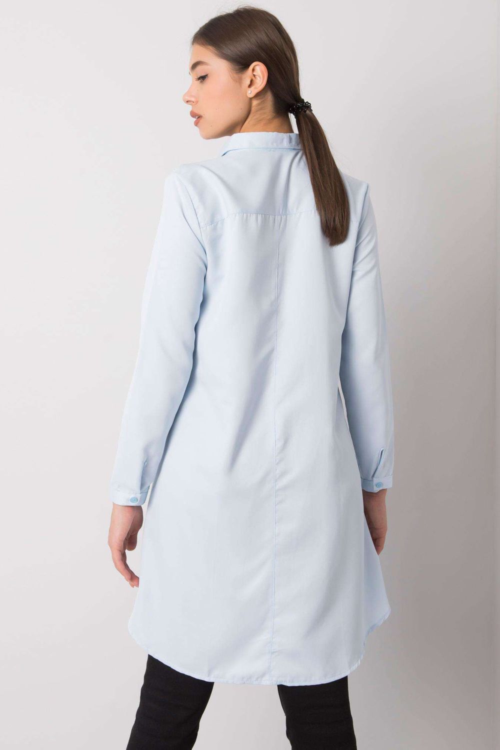 Ex Moda Light Blue Long Sleeve Top - view 3