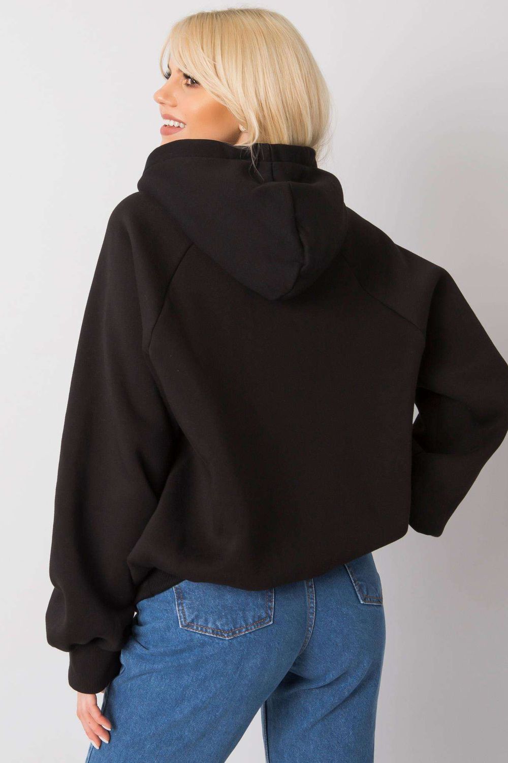 Ex Moda Black Hooded Sweatshirt - view 3