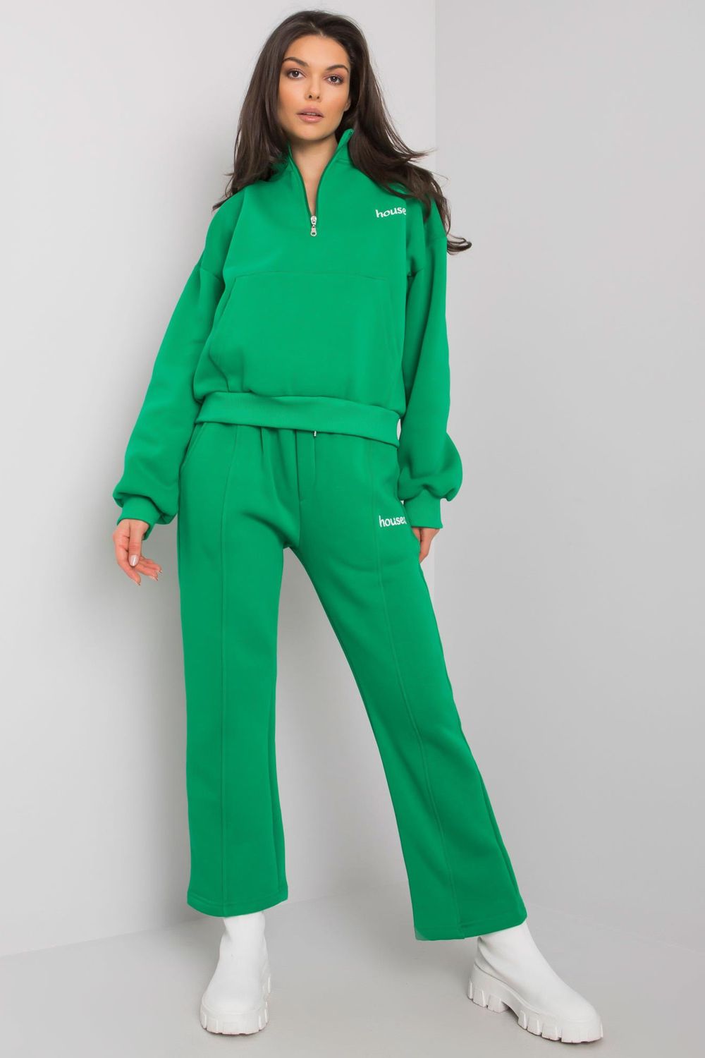 Ex Moda Green Long Sleeve Co-Ord Set