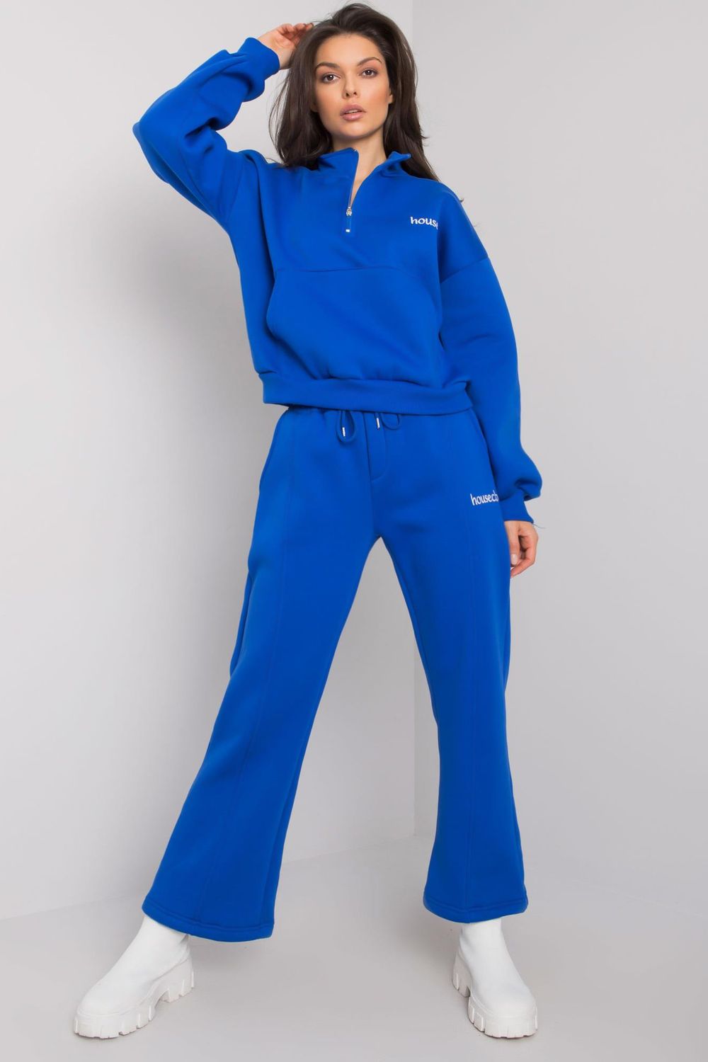 Ex Moda Dark Blue Long Sleeve Co-Ord Set