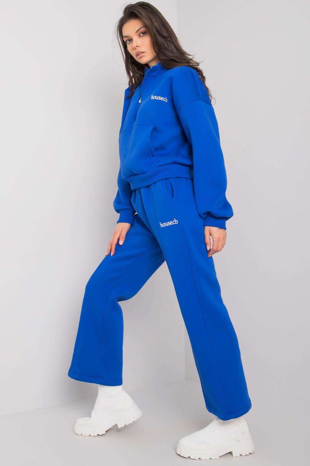 Ex Moda Dark Blue Long Sleeve Co-Ord Set - view 2