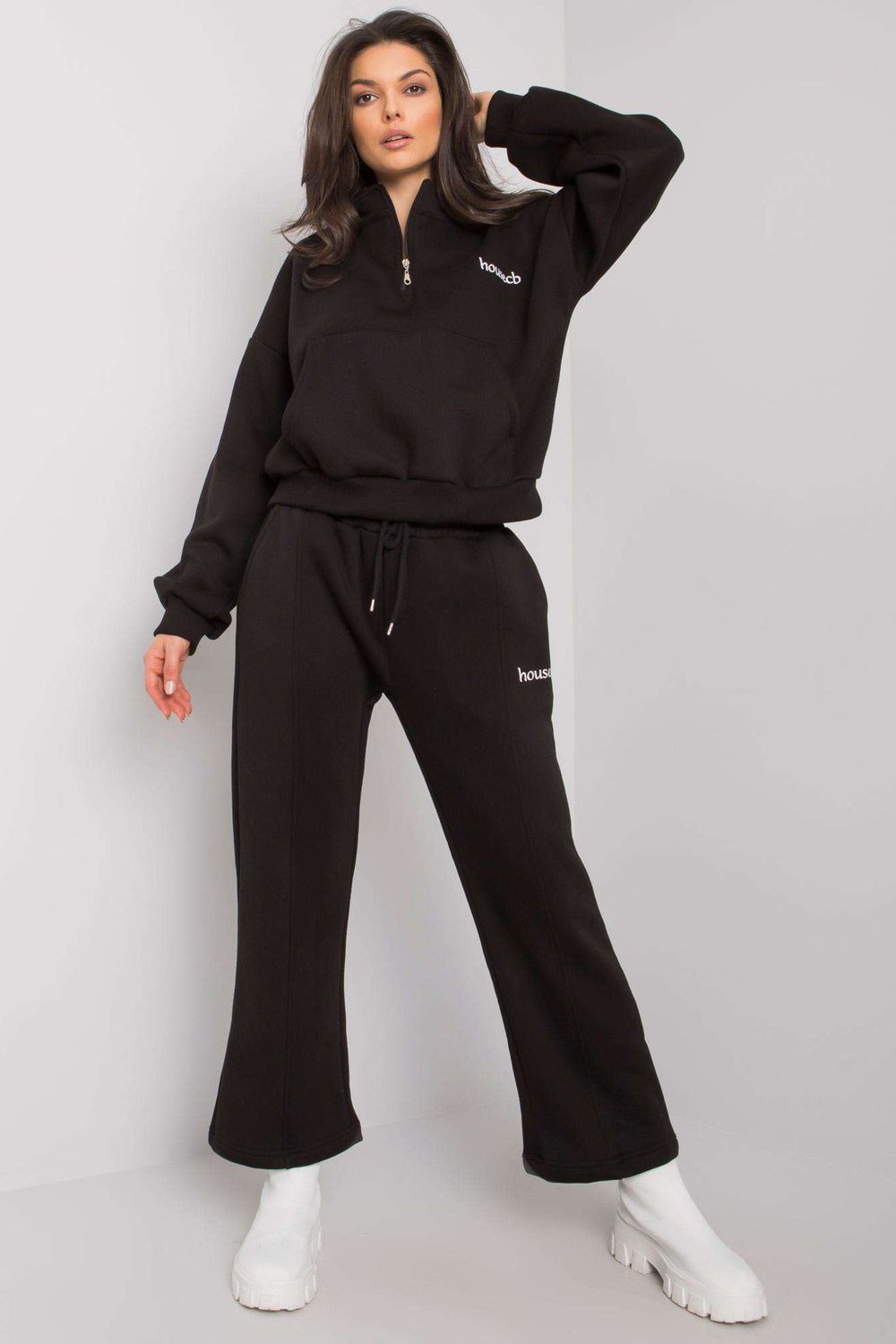 Ex Moda Black Long Sleeve Co-Ord Set